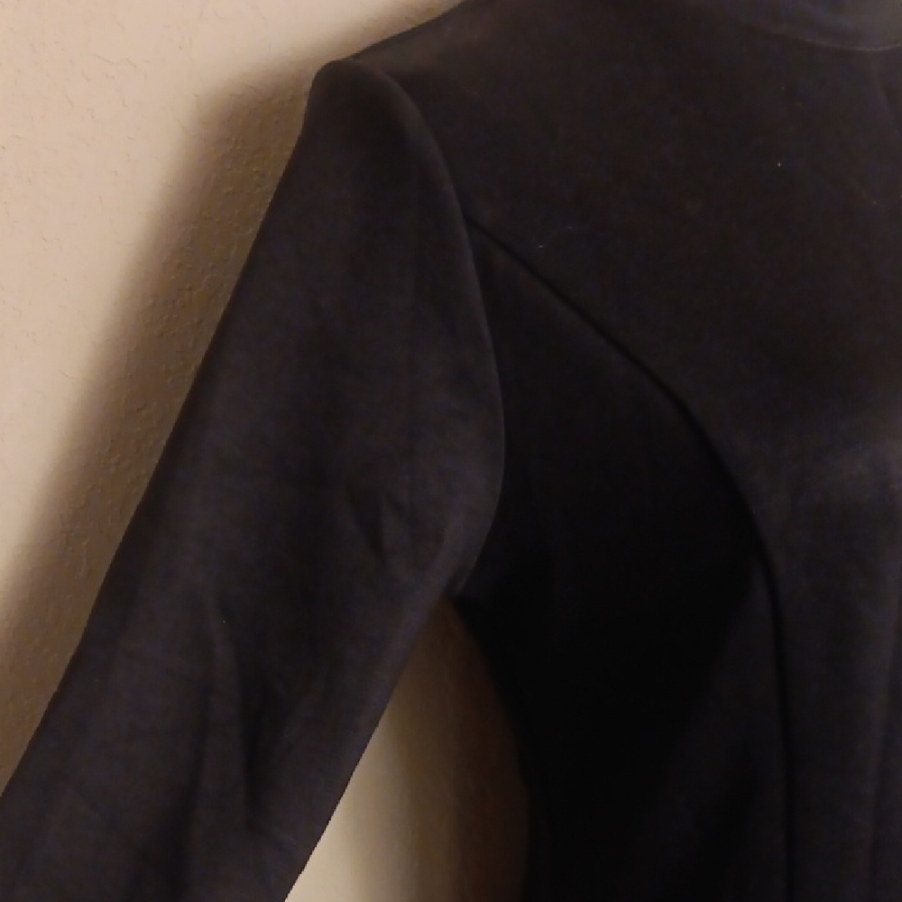NWT! Black Bell Sleeve Asymmetrical Cocktail Dress - Picture 9 of 13